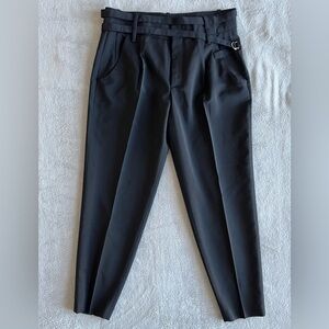 Zara Black Belted Trousers